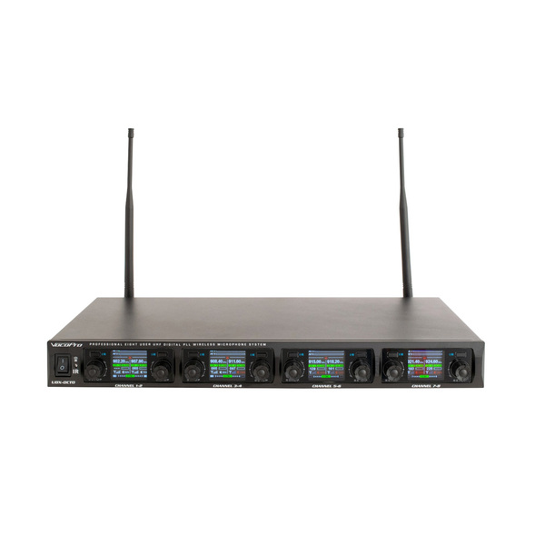 PROFESSIONAL DIGITAL UHF PLL WIRELESS MIC SYSTEM WITH SIXTEEN HANDHELD VOCAL MICROPHONES